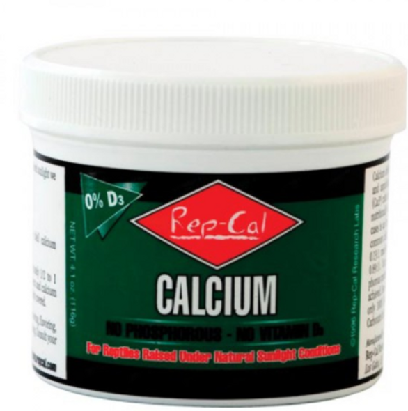 Rep-Cal Calcium without Vitamin D3 - 3.3 oz - 2207
