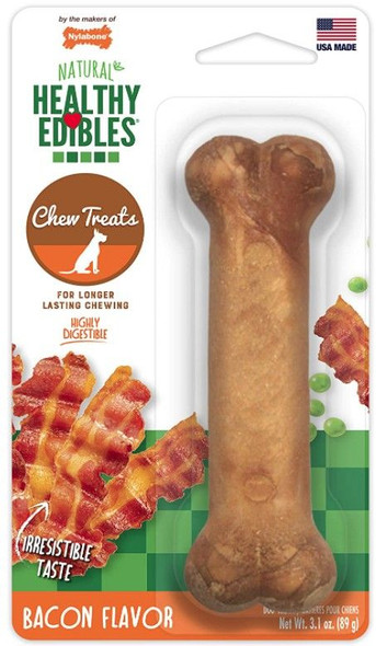 Nylabone Healthy Edibles Wholesome Dog Chews - Bacon Flavor - 8008