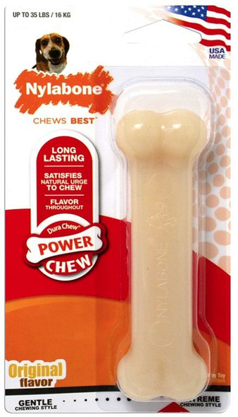 Nylabone Dura Chew Dog Bone - Original Flavor - 1034
