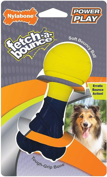 Nylabone Power Play Fetch-a-Bounce Rubber 5 Inch Dog Toy