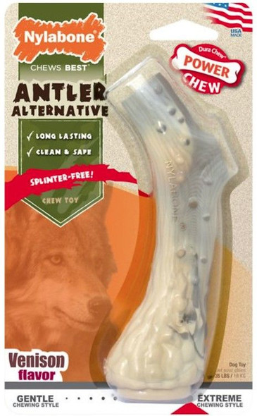 Nylabone Power Chew Antler Alternative Venison Flavor - 3673