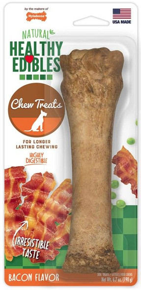 Nylabone Healthy Edibles Wholesome Dog Chews - Bacon Flavor - 8022