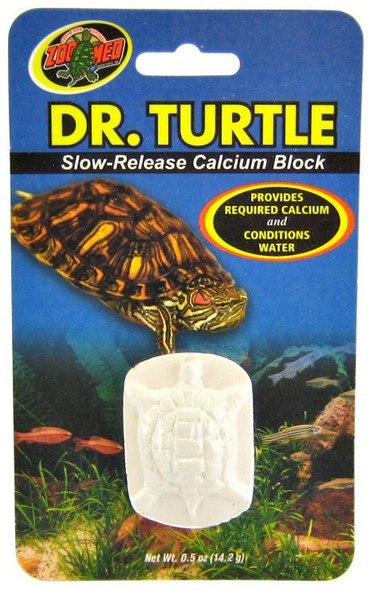 Zoo Med Dr. Turtle Slow Release Calcium Block Treats up to 15 Gallons (.5 oz)