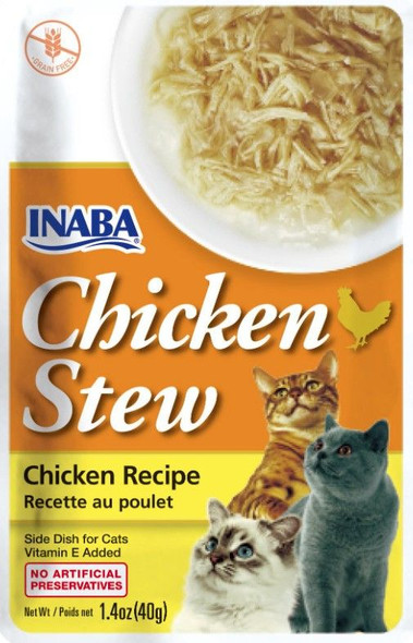 Inaba Chicken Stew Chicken Recipe Side Dish for Cats 1.4 oz