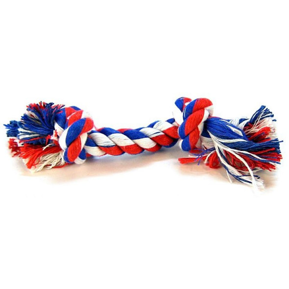 Flossy Chews Colored Rope Bone Mini (6 Long)