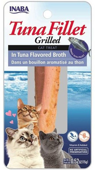 Inaba Tuna Fillet Grilled Cat Treat in Tuna Flavored Broth 0.52 oz