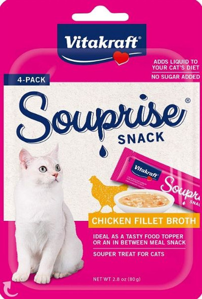 VitaKraft Chicken Souprise Lickable Cat Snack 4 count