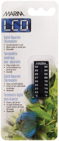 Marina Aquarius Thermometer Thermometer (70-84F)