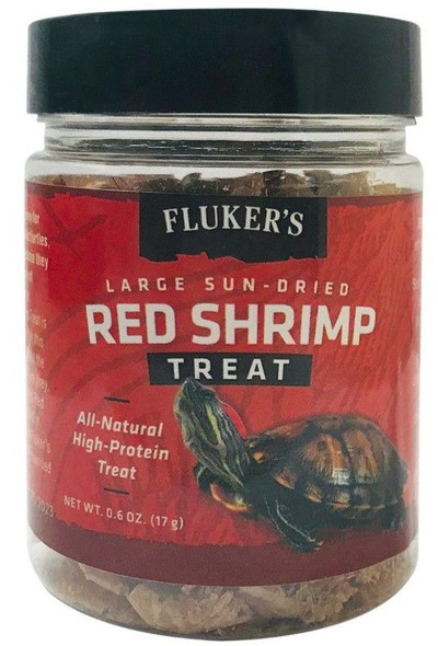 Flukers Sun-Dried Large Red Shrimp Treat 0.6 oz