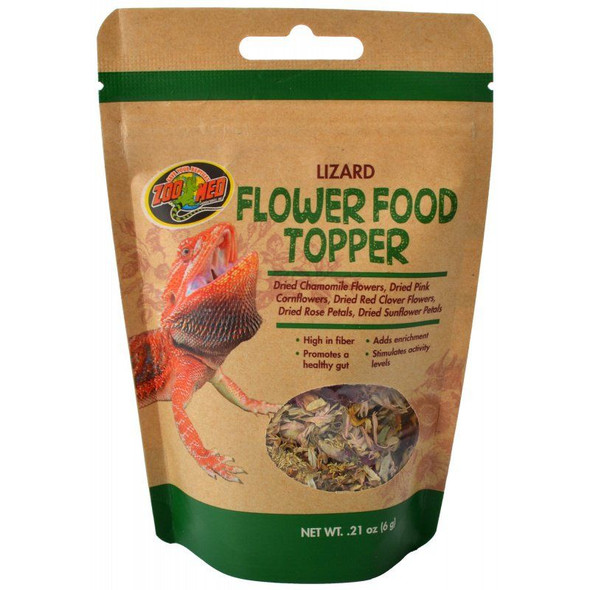 Zoo Med Lizard Flower Food Topper 0.21 oz