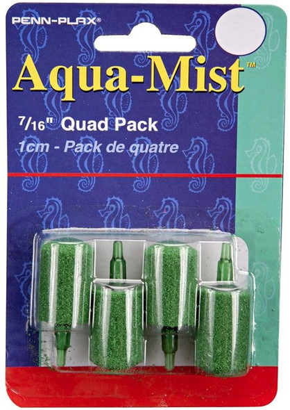 Penn Plax Aqua-Mist Cylinder Airstone 7/16 Long Airstone (4 Pack)