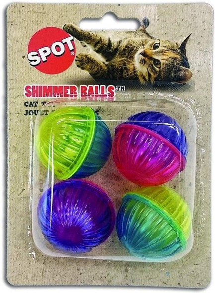 Spot Shimmer Balls Cat Toys 4 Pack