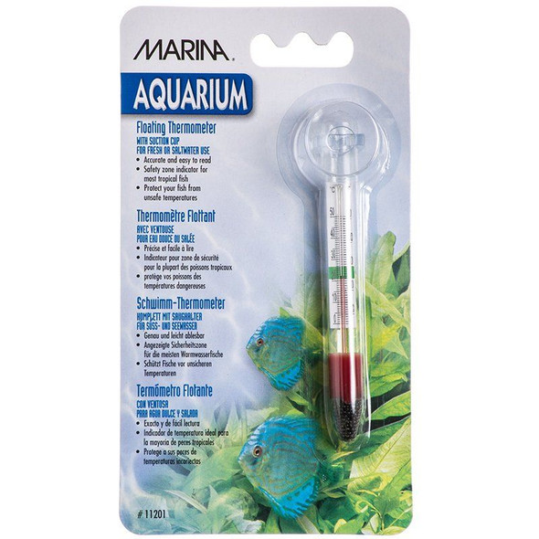Marina Floating Thermometer with Suction Cup Small Thermometer with Suction Cup