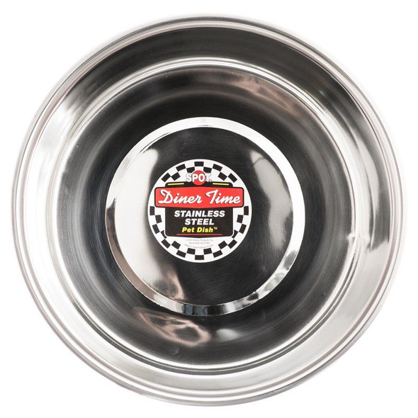 Spot Stainless Steel Pet Bowl 32 oz (6-3/8 Diameter)