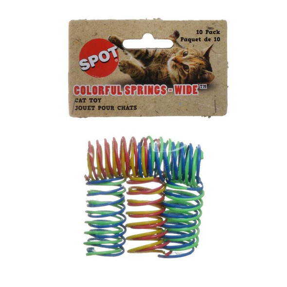 Spot Wide & Colorful Springs Cat Toy 10 Pack