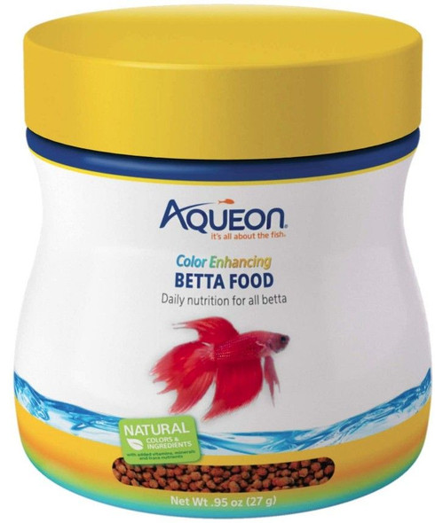 Aqueon Color Enhancing Betta Food 0.95 oz