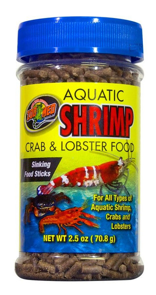 Zoo Med Aquatic Shrimp, Crab & Lobster Food 2 oz