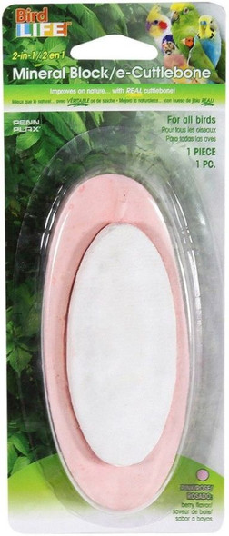 Penn Plax Bird Life E2 Berry Cuttlebone / Mineral Treat 1 count