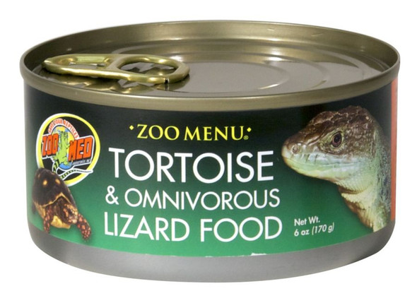 Zoo Med Land Tortoise & Omnivorous Lizard Food - Canned 6 oz