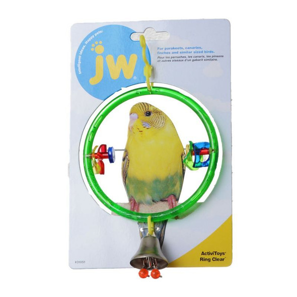 JW Insight Clear Ring Bird Perch Clear Ring Bird Perch