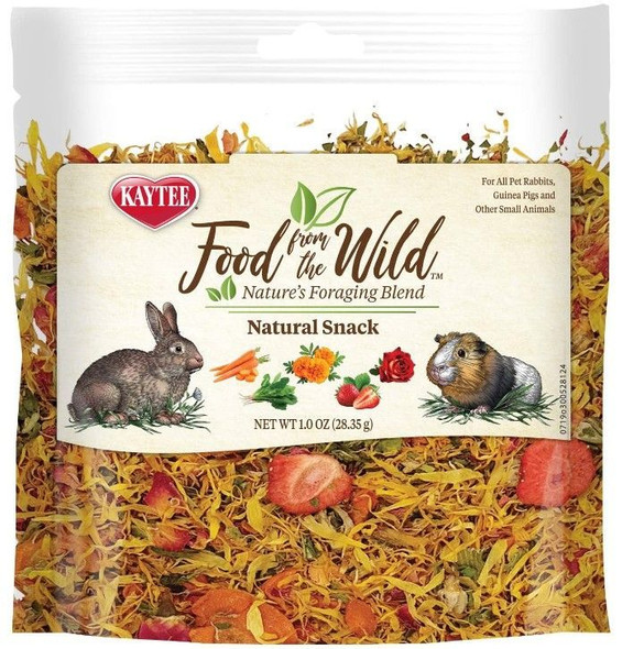 Kaytee Food From The Wild Treat Medley Rabbit / Guinea Pig 1 oz