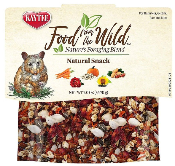 Kaytee Food From The Wild Treat Medley Hamster / Gerbil 2 oz