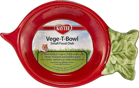 Kaytee Veg-T-Bowl - Raddish 3 Diameter