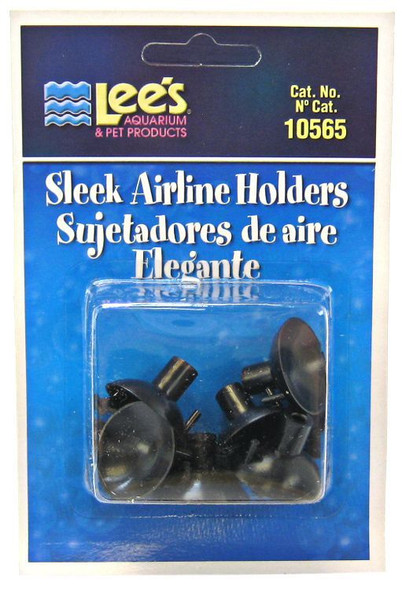 Lees Sleek Airline Holders - Black 6 Pack