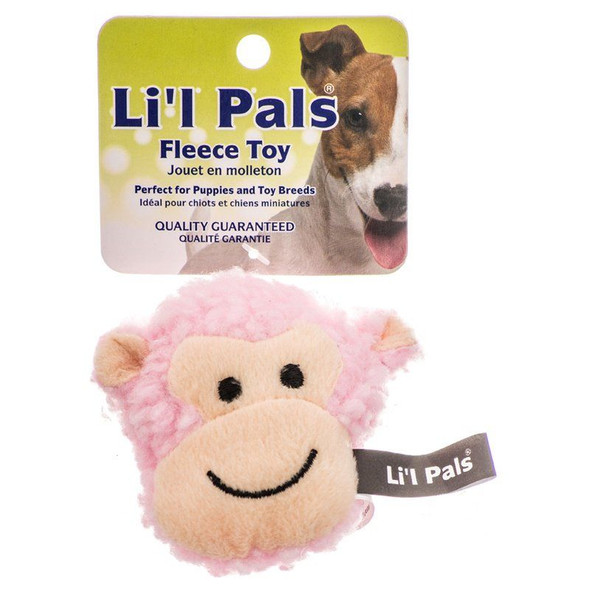 Lil Pals Fleece Monkey Dog Toy 1 count