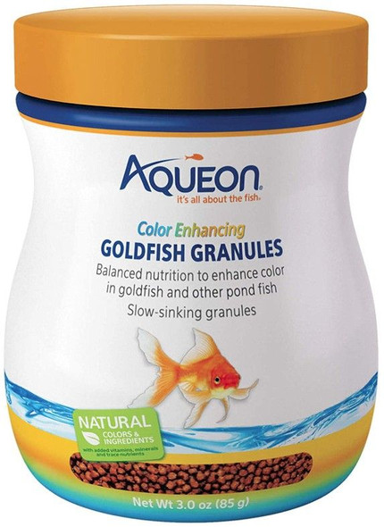 Aqueon Color Enhancing Goldfish Granules 3 oz