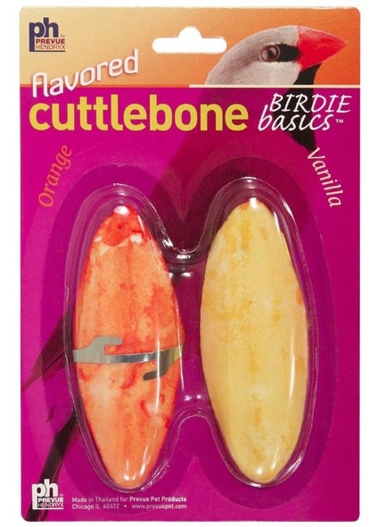 Prevue Birdie Basics Flavored Cuttlebone Orange and Vanilla Small 4 Long 2 count
