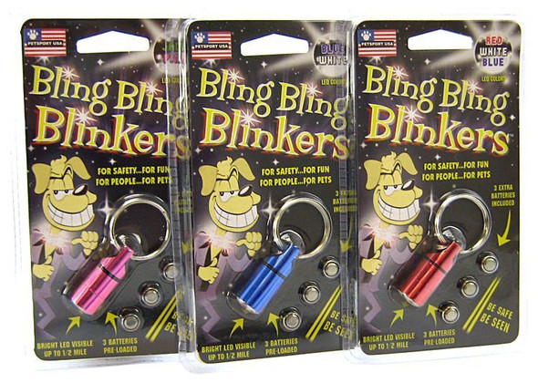 Petsport USA Bling Bling Blinkers - Assorted Colors 1 Pack