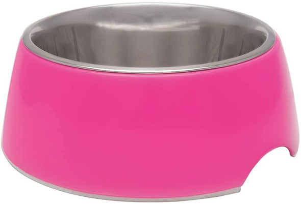 Loving Pets Hot Pink Retro Bowl  1 count - X-Small