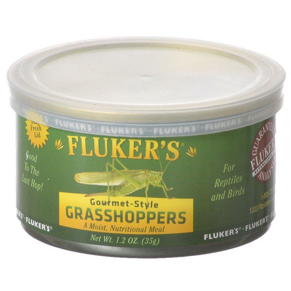 Flukers Gourmet Style Canned Grasshoppers 1.2 oz