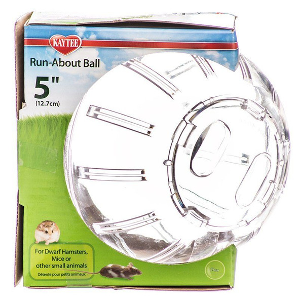 Kaytee Run-About Ball - Clear Mini (5 Diameter)