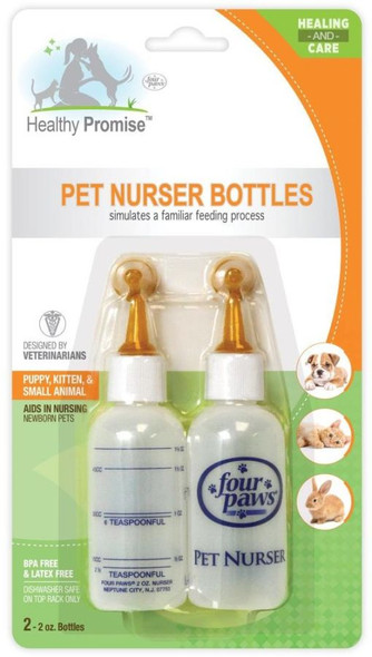 Four Paws Pet Nursers 2 oz Bottle (2 Pack)