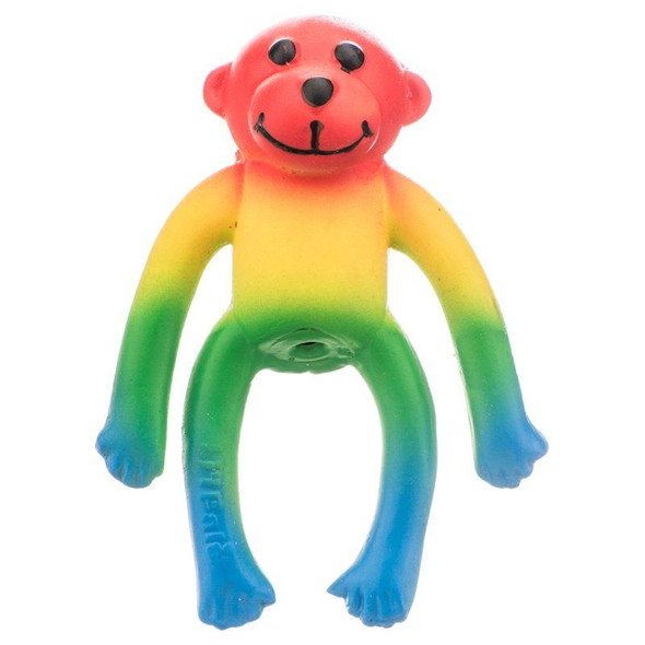 Lil Pals Latex Monkey Dog Toy - Assorted Colors 4 Long