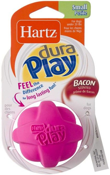 Hartz Dura Play Bacon Scented Dog Ball Toy Small 1 count