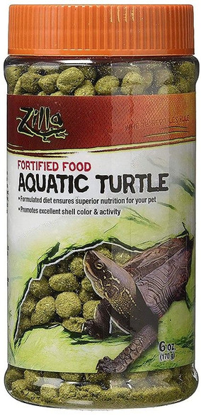 Zilla Aquatic Turtle Food 6 oz