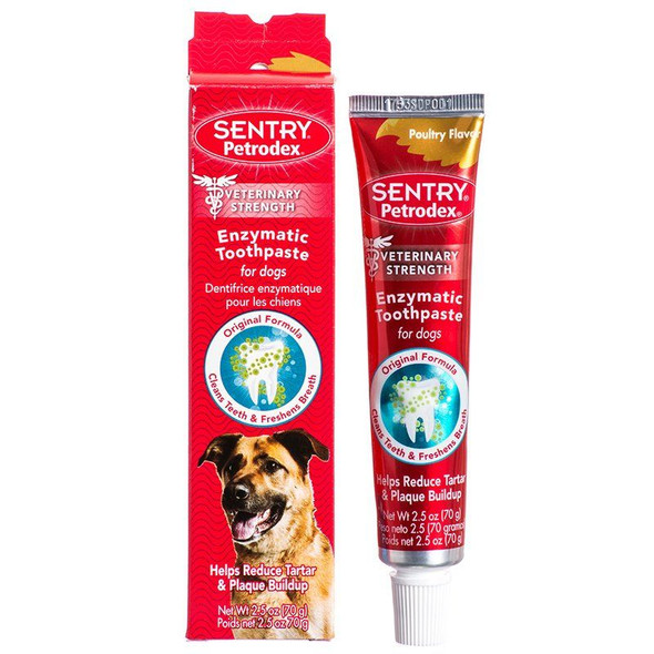 Petrodex Enzymatic Toothpaste for Dogs & Cats Poultry Flavor - 2.5 oz