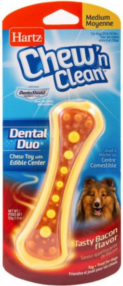 Hartz Chew N Clean Dental Duo - Bacon Medium - 1 count