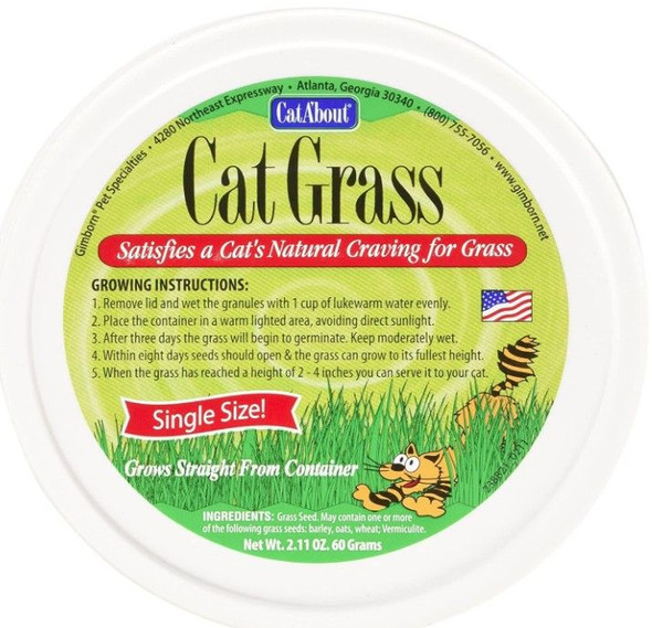 Gimborn Cat-A'bout Cat Grass Plus 2.11 oz