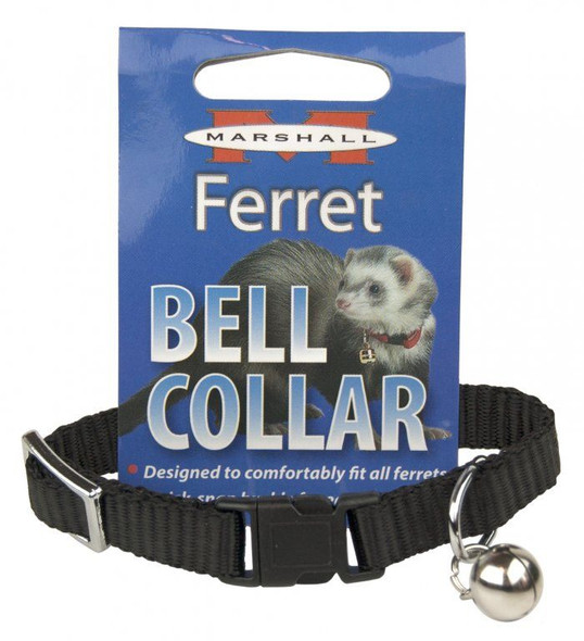 Marshall Ferret Bell Collar - Black 1 Count