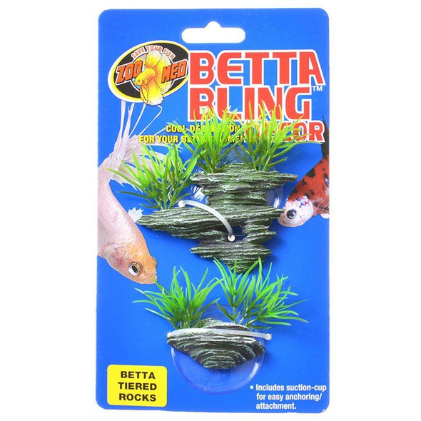 Zoo Med Betta Bling Tiered Rocks Decor 1 Pack