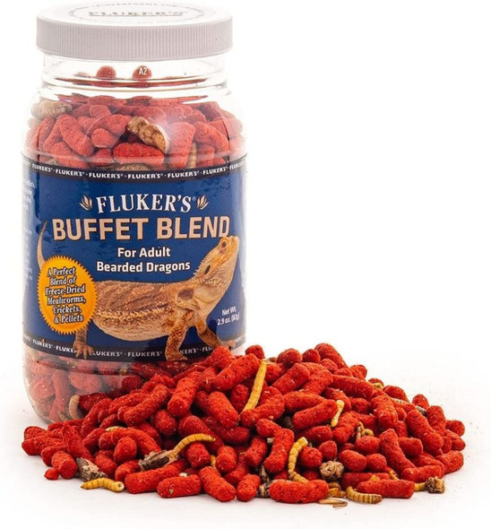 Flukers Buffet Blend for Adult Bearded Dragons 2.9 oz