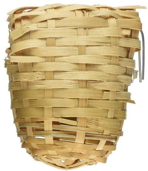 Prevue Finch All Natural Fiber Covered Bamboo Nest 1 count