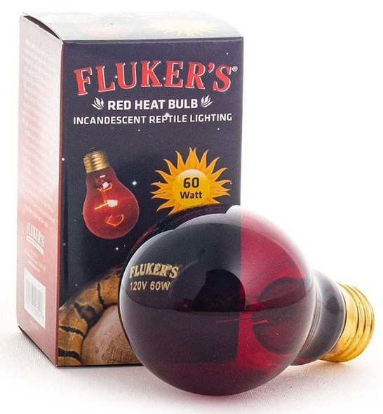 Flukers Red Heat Incandescent Bulb 60 Watt