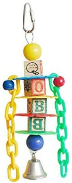 AE Cage Company Happy Beaks Petite Learning Blocks Assorted Bird Toy 1 count