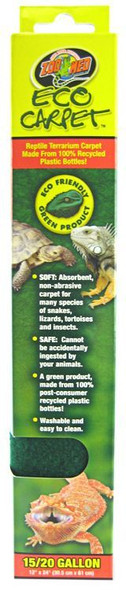 Zoo Med Eco Carpet Reptile Carpet - Green 15-20 Gallon (12 x 24)