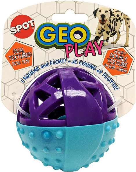 Spot Geo PlayBall Dual Texure Dog Toy Assorted 1 count
